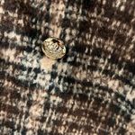 Sebby Collection Plaid Brown Blazer Jacket Size M by  Photo 5