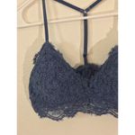 Aerie  blue floral lace bralette Photo 3