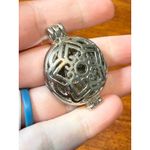 LOT Locket Pendant Necklace Aromatherapy Essential Oil Diffuser Locket Silver Photo 3