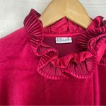 VINTAGE • R. Michael. Alan. • Velvet • Red • Small • Long Sleeve • Maxi Dress Size M Photo 5