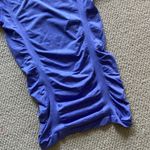 Calia By Carrie Underwood Short Sleeve Ruched Workout Crewneck Shirt Top Small Purple Photo 6