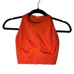 Gymshark  Apex Medium Support Athletic Seamless Orange Sports Bra Size Women's XS Photo 2