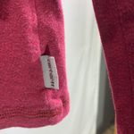 Carhartt Long Sleeve Rounded V-neck Wine Red Tee Top Size L (12-14) Photo 5