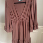 Judith March  Mauve Babydoll‎ Dress Size Medium Photo 0