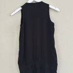 Monrow Revolve Crepe Jumpsuit Sleeveless in Neptune Black Pockets Women's Size S Photo 5