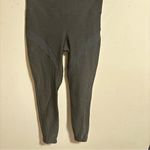 Koral  Playa Mid Rise Textured Mesh Panel Legging in Black- Size Medium Photo 3