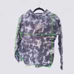 Lululemon Womens All Yours Tie Dye Hoodie Sweatshirt Size 4 Marmoleado Gray Cozy Photo 7