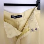 ZARA Lemon Yellow Trouser Pants Photo 5
