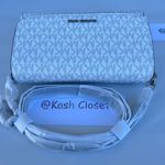 Michael Kors  Bright White Crossbody Convertible Clutch Bag Photo 3