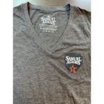 Samuel Adams Shirt Women's Small‎ Gray Spell Out Logo Beer Bartender Boston Photo 6