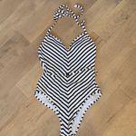 Polo Ralph Lauren belted Striped One Piece swimsuit NWOT White Photo 1