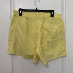 Free People  Movement Running Shorts Yellow Size Large NWT High Waist Activewear‎ Photo 2