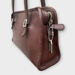 Coach Vintage 9051 Swing Zip Mahogany Glove-Tanned Leather Shoulder Bag Purse 98 Photo 10