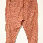 Anthropologie Size Small Orange Red Jogger Pull on Pants Women's 100% Cotton Photo 0