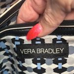 Vera Bradley  Ella tote  Black and Gray Tote faux snakeskin pocket Photo 7