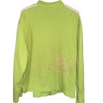 Disney Walt World Woman’s Tink Cotton Embellished Zip Jacket Size XXL Green Pink Photo 4