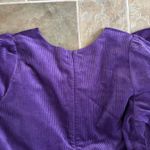 Teddy Fresh  Dress Womens Size Large Purple Corduroy Long Sleeve Mini Cute Chic Photo 7