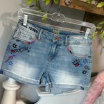 True Craft Denim Jean Shorts Stretchy Womens 3 Grafitti Soft Comfy Cutoffs New Photo 1