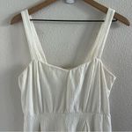 Others Follow  White Textured Neutral Dress Smocked Back Adjustable Straps Small Photo 2