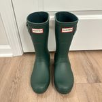 Original Short Waterproof Rain Boot in Hunter Green Size US 8 Photo 3