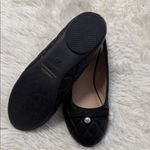 Dream Paris Dream Pairs Black Quilted Flats with Pearl Accent Photo 2