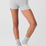 Alo Yoga  Light Grey Shorts Small Photo 3