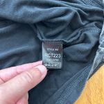 POL  Top Shirt Tunic Womens Small Black Oversized Faded Distressed Babydoll Photo 4