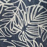 Lane Bryant Jean Shorts 20 Blue Floral Palm Leaf Cuffed Stretch Denim Womens New Photo 3