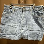 Sonoma  Blue Denim Mini Skirt w/Shorts Underneath, Size 12 Photo 0
