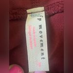 Free People FP Movement High Rise Infinity Cutout gym cropped Legging large Red Photo 9