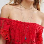 Free People Red Sweet Dreams Lace Crop Top - XS Photo 3