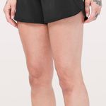 Lululemon Black Run Times Lulu Shorts Photo 0