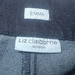 Liz Claiborne Emma Cropped Pants Womens 20W Plus Size Black Casual Comfy Work Photo 3
