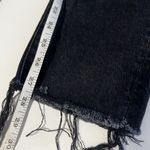 Mother Superior Sz 25 The Scrapper Cuff Ankle Fray Blackwashed Jeans Photo 8