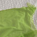 Women no size Lime Green Sheer swimwear beach sarong Photo 2