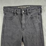 American Eagle  Super Stretch Super High Rise Jegging Black Women's Size 4 Photo 1