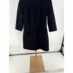 Boden black 3/4 sleeve textured dress pockets size 8P Photo 4