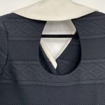 Vintage Coat Dress Black and White Contrasting Colors Long Womens Size 14 Photo 5