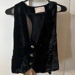 Free People NWT  We The Free Libby Cropped Velvet Vest Sz M $78 sold out Photo 2