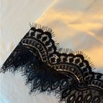 White and black lace tank top Size 4 Photo 1