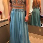 Tiffany Blue Prom Dress Photo 1