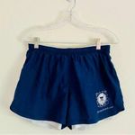 Coast Guard Work Out Shorts Blue Lined Photo 0