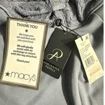 Adrianna Papell  Lace Illusion Gown Women's 2 Dusty Blue Sleeveless V-Neck NWT Photo 8