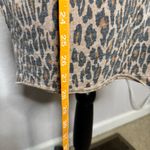 Free People Leopard Print Distressed Top Size M Oversized Short Sleeve Grunge Photo 6