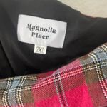 Magnolia Place Unique Vintage 2x Red Green Plaid Dress With Pockets Fall/Winter Photo 2