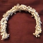 Head BRIDAL Beaded Wedding Hair  Band for Veil Photo 2