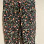 Isabel Marant  Flower Floral Ribbed Trouser Pant 100% Cotton- Size 36 (US 4) Photo 2