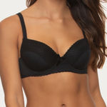 Jezebel Brand New  Women's Size 36B Black Lace Detail Bra Photo 0