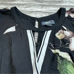 Maeve  by Anthropologie Womens Bergenia Cropped Jumpsuit 2 Black Pink Green White Photo 2