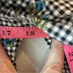 ZARA Off The Shoulder Gingham Floral Ruffle Dress Photo 6